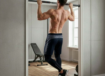 Pull Up Bar - Optrekstang - Telescopisch - Verstelbaar - Staal - Zwart - 60-100 CM - 300KG