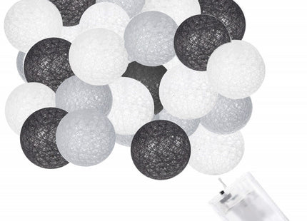 Fairy Lights | 6 m | 30 LED | Grijs/Wit/Zwart