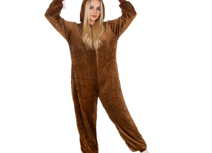 Onesie | Rendier | Maat S | Bruin