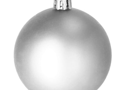 Kerstballen & Piek  | 51 Stuks | Zilver