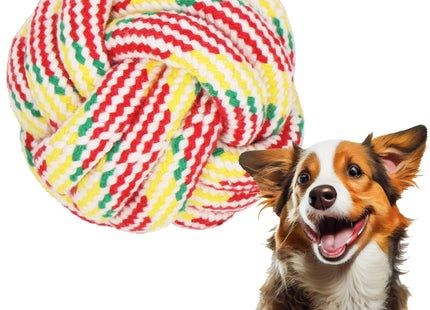 Kattenspeeltjes | Kattenspeelgoed | Hondenspeeltje | Touw | Multicolor | 8 cm
