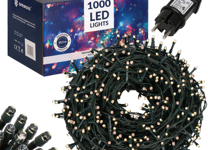 Kerstverlichting | 50 m | 1000 LED | Warm Wit