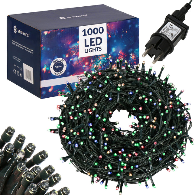 Kerstverlichting | 50 m | 1000 LED | Multicolor