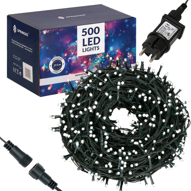 Kerstverlichting | 25 m | 500 LED | Koel Wit
