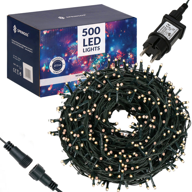 Kerstverlichting | 25 m | 500 LED | Warm Wit